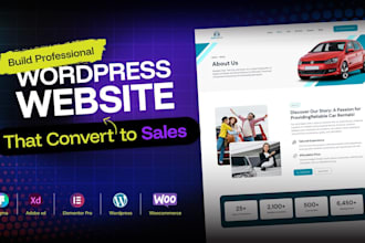 design wordpress business website