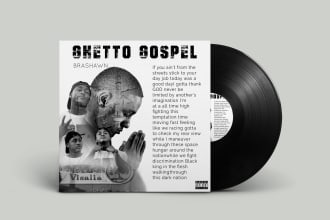 design stunning album cover or single artwork