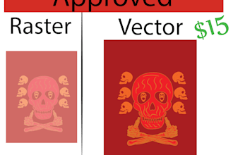 do vector tracing, vector png, vector logo, vectorize image