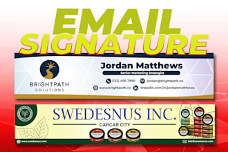 create professional clickable email signature
