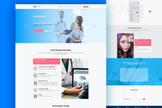 design a creative landing page in figma