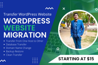 migrate wordpress website to new hosting