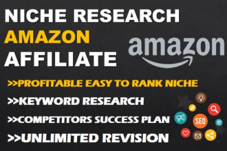 do profitable niche research for an amazon affiliate website