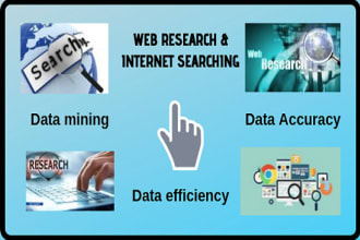 do web research and data scraping for you