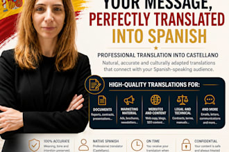 translate any document from english to castilian spanish