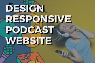make a professional podcast website