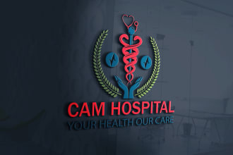 design your health, dental, medical, hospital,yoga logo