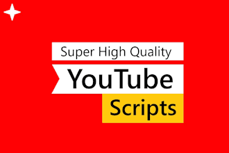 do video script writing for your youtube channel