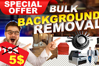 cut out, remove backgrounds of multiple images