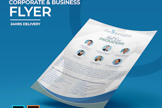 design a professional flyer