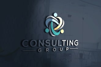 design contemporary financial, consulting, accounting logo