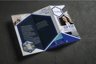 design your companys trifold and bifold brochure