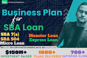 prepare a professional sba business plan for loan approval