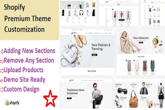 shopify theme customization and development