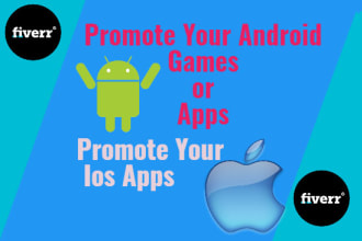 do app promotion or marketing for both app or game