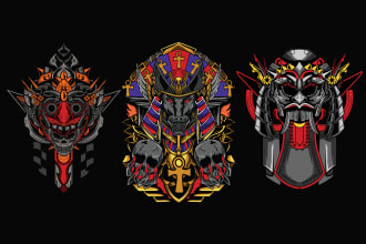 draw an awesome illustration for your t shirt