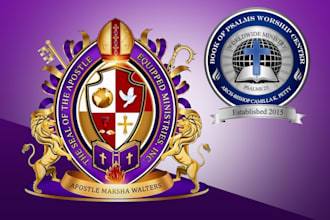 do a stunning bishop, school and church seal logo