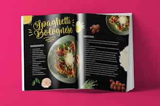 design your cookbook or recipe book