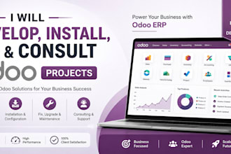 develop, install, fix and consult odoo projects