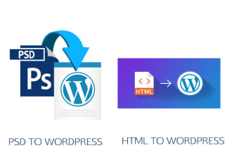 convert psd into wordpress