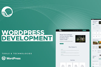 develop real estate website using wordpress website design