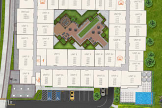 render 2d plan or siteplan