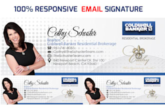 create modern email signature