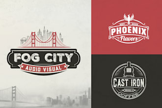 design a retro vintage logo