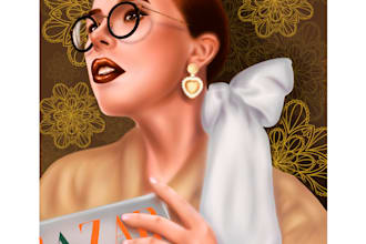 draw pretty nice digital portrait for you