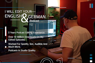 edit your english or german podcast