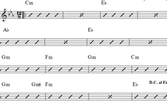 create a chord chart of any song you like