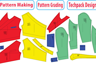 make clothing sewing pattern for your project