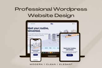 design or redesign your responsive wordpress website