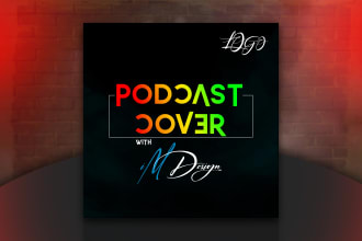 design itunes podcast cover logo