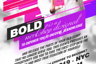 design creative flyer, brochure, leaflet design