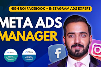be your meta ads manager for high ROI facebook and instagram ad campaigns