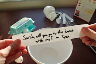 create a video of me cracking your message out of an egg