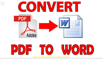 convert PDF file into word file