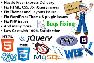 do html, css, bootstrap, jquery, javascript web development