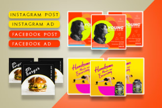 design instagram post and facebook post image