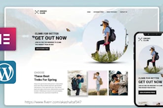 design, redesign wordpress website as elementor pro expert