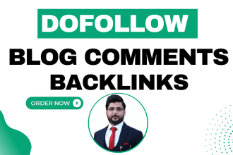 create high da pa dofollow blog comment backlinks