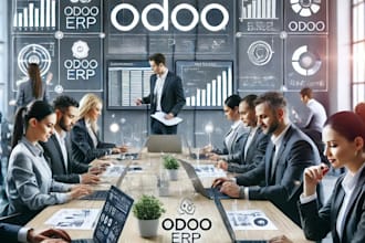 provide a full odoo erp team, developer, consultant, manager and admin