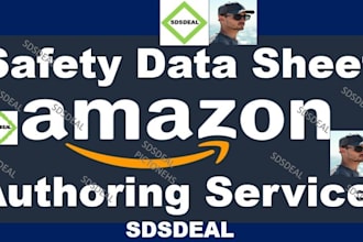 create safety data sheet or sds or msds for amazon hazmat