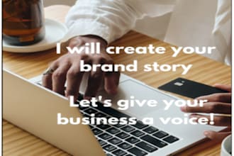 create masterful brand stories, professional biographies and about us page