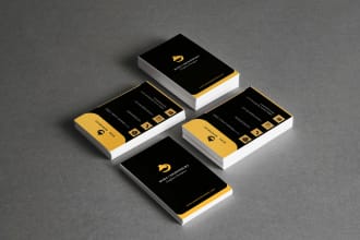 design a custom visiting card, professional business card for your brand