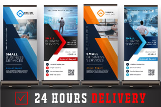 design stunting roller banner advertising within 24 hrs
