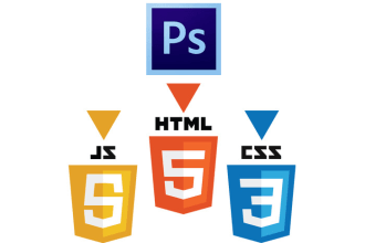 convert PSD to html responsive bootstrap
