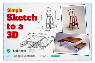 create 3d sketchup models