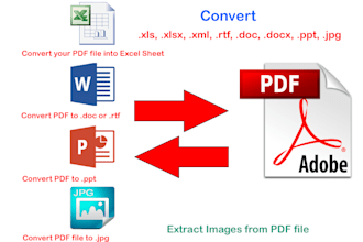 convert pdf to doc and other formats efficiently